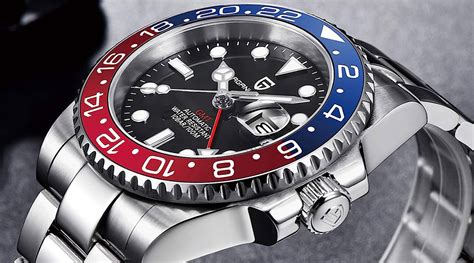 rolex gmt master black red replica|rolex gmt homage watches.